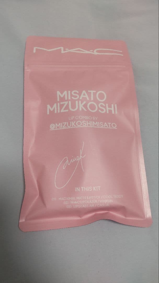 MAC MISATO MIZUKOSHI リップコンボキット M·A·C】ぷっくり3Dリップが叶う 水越みさとさんコラボ【リップ コンボ