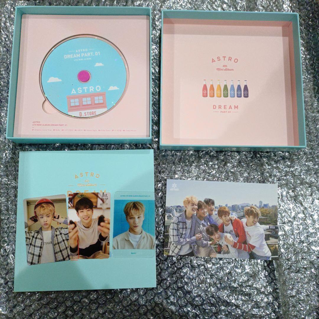 ASTRODREAMPART.01 トレカ3枚(内1枚クリア)、ポストカード付 - メルカリ