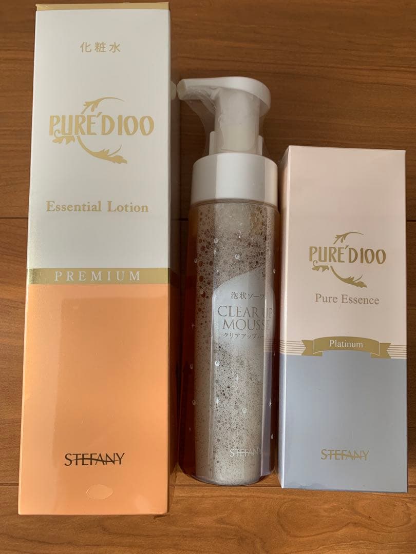 銀座ステファニーPURE D100 エッセンシャルローション&エッセンス セット