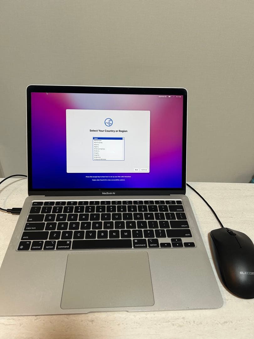 初期化済　M1 MacBook Air 256GB 8GB ジャンク品 マウス付 初期化済 M1 MacBook Air 256GB 8GB ジャンク品 マウス付 - メルカリ