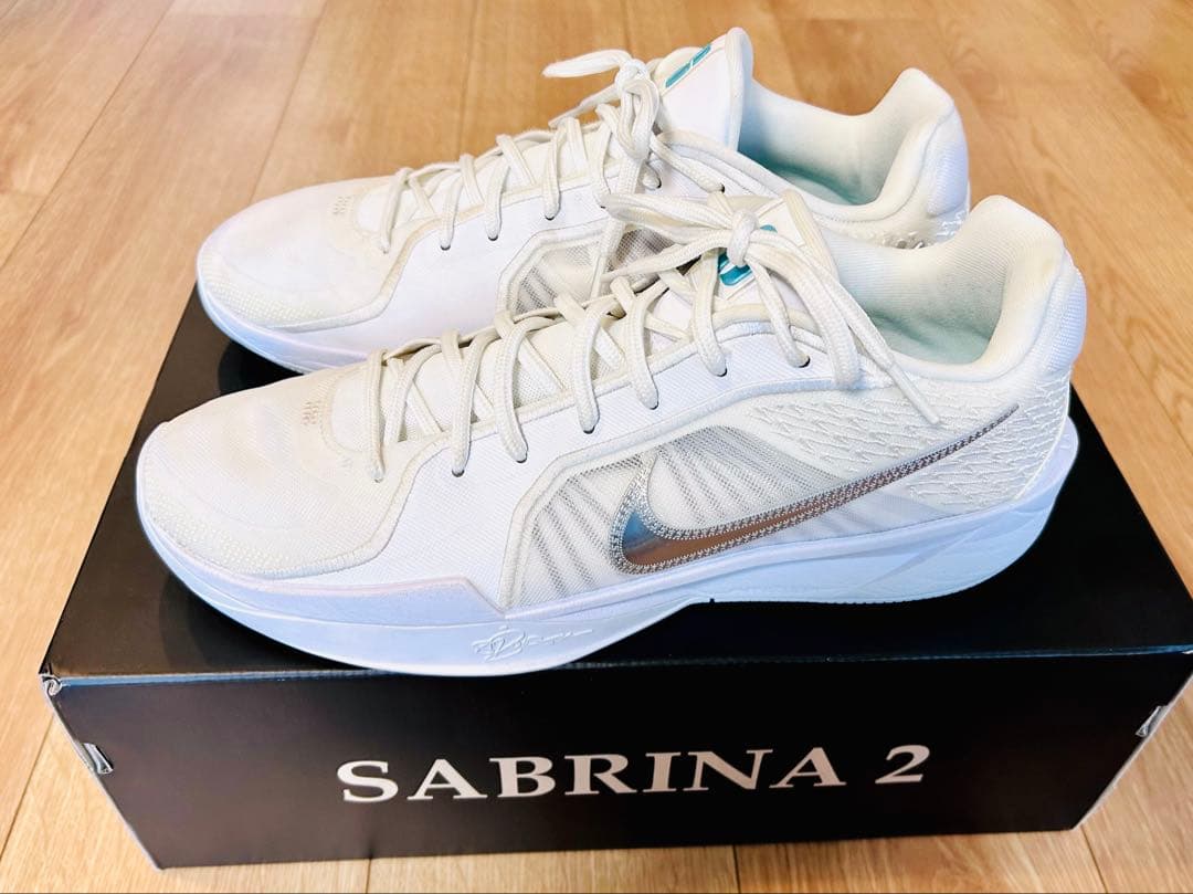ナイキ SABRINA 2 バスケットシューズ ホワイト Nike Sabrina 2 (Team Bank) White / Photon Dust | Kixify Marketplace