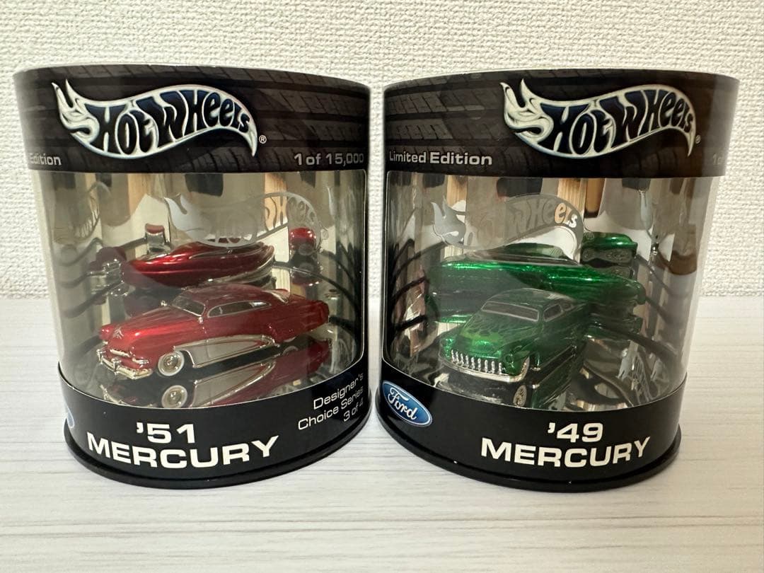 ホットウィール 100% HOTWHEELS '49 &'51 MERCURY