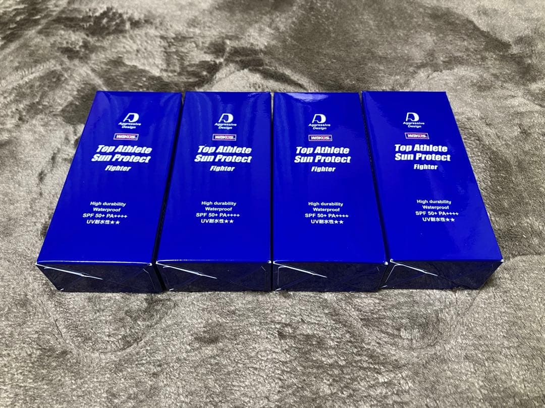 UVケア アグレッシブデザイン ファイターSPF50+サンプロテクト　4個セット