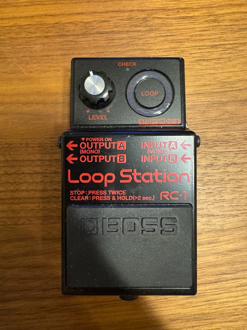 【希少】BOSS RC1 loop station black