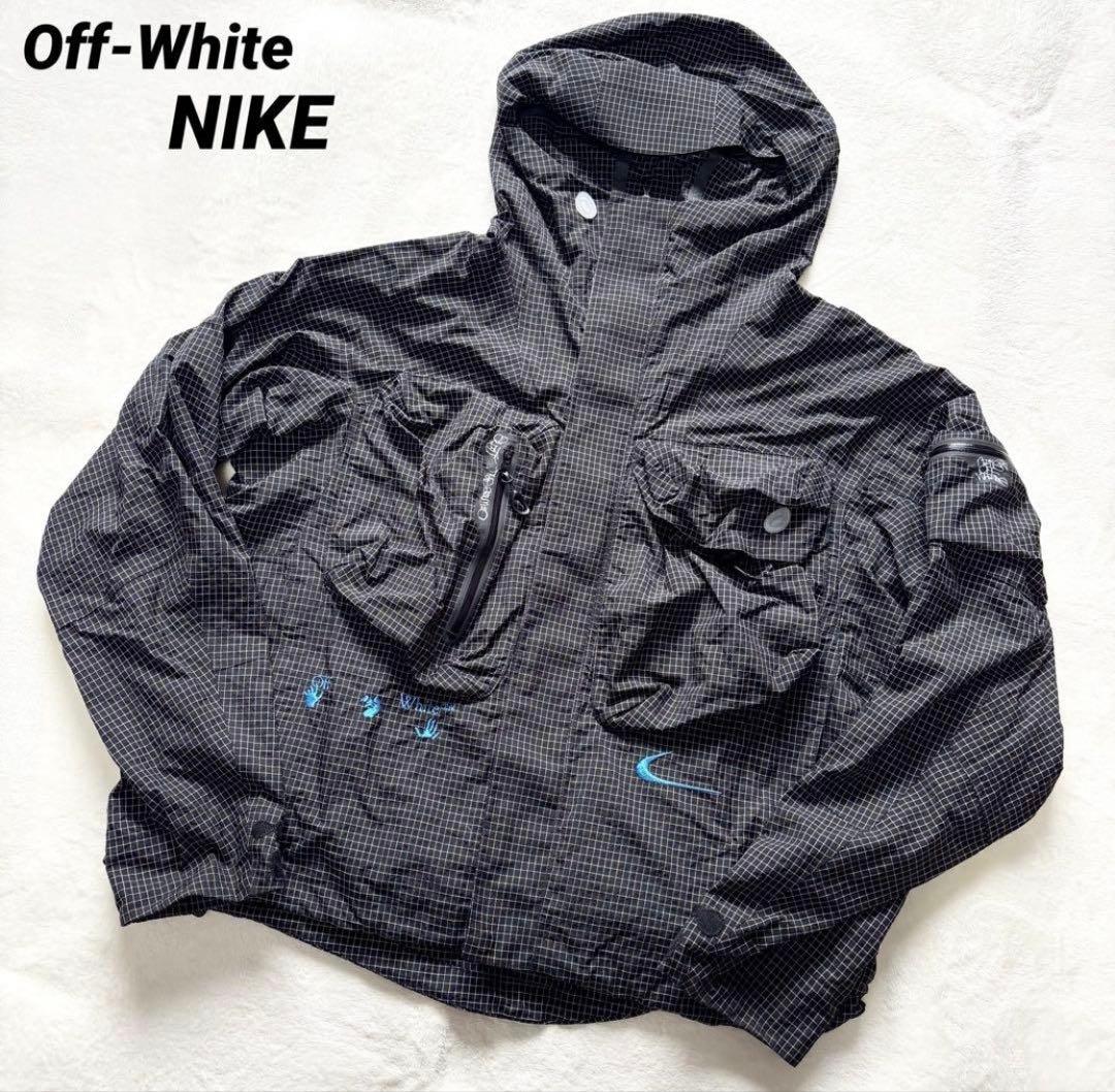 極美品 Off-White × NIKE ナイロンジャケット ゴアテックス S