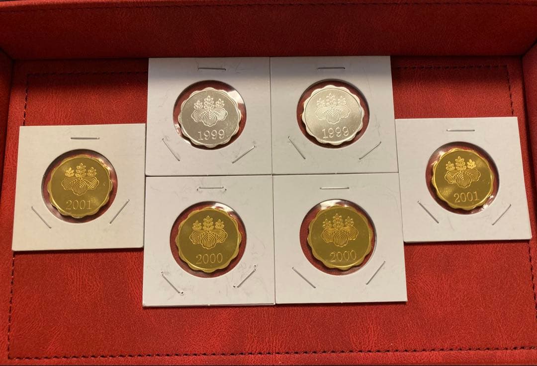 オールド 銀メダル 純銀製 直径25mm 7g 6枚セット