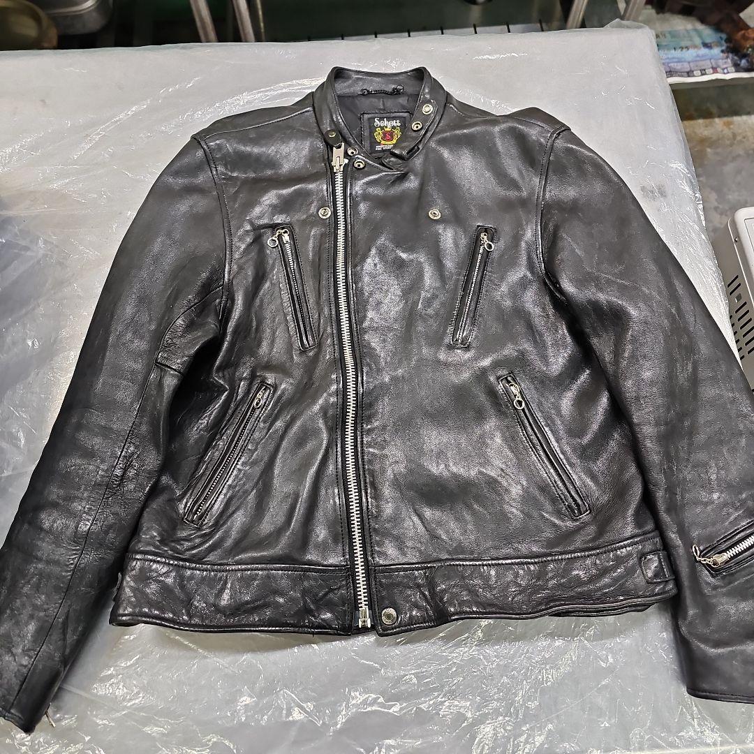 Schott 　ダブルブレスト　レザージャケット
