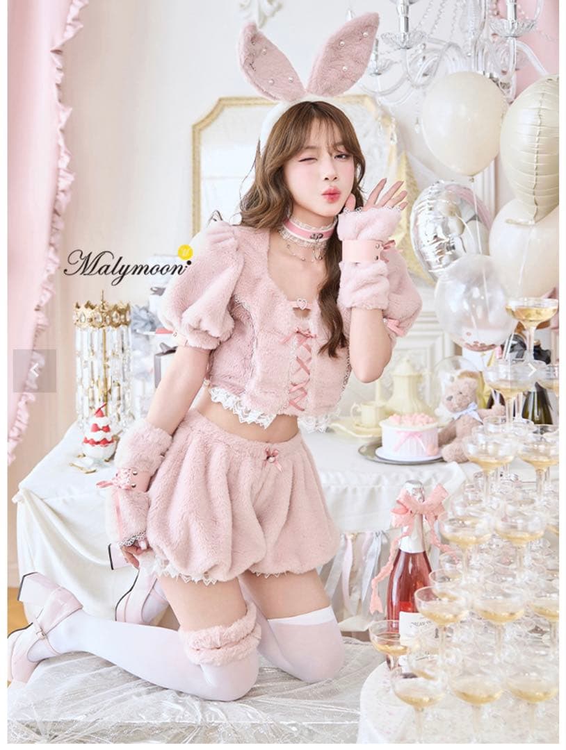 【9点セット】Malymoon マリームーン スイートバニーラテセットアップ