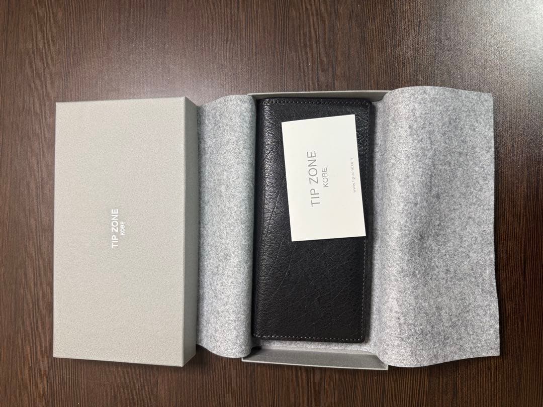 TIP ZONE ダークブラウン 長財布　未使用 中古・古着通販】TIP ZONE (ティップゾーン) 長財布 レッド×ベージュ