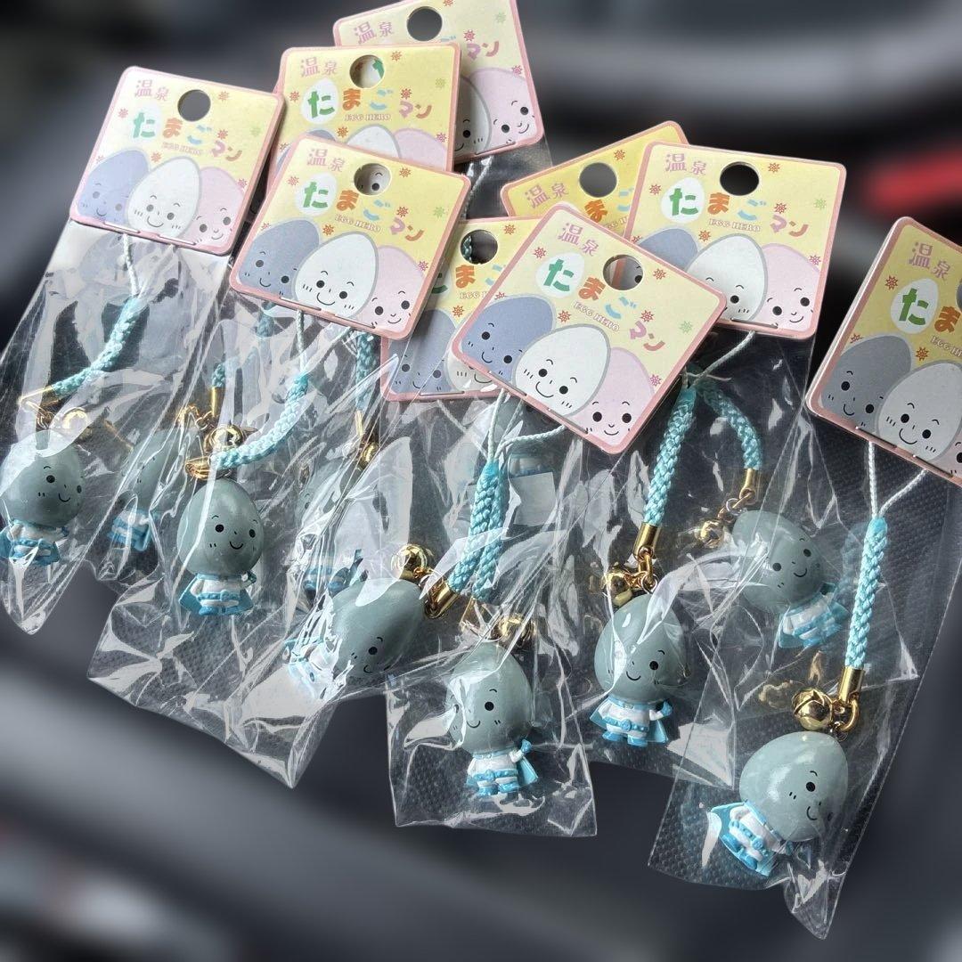 1温泉たまごマンストラップ 10個セット