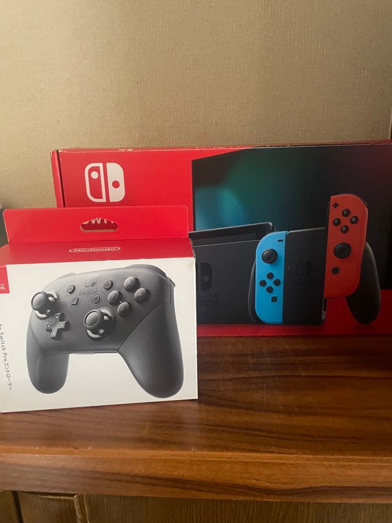 Nintendo Switch ネオンブルー/ネオンレッド 本体 純正プロコン