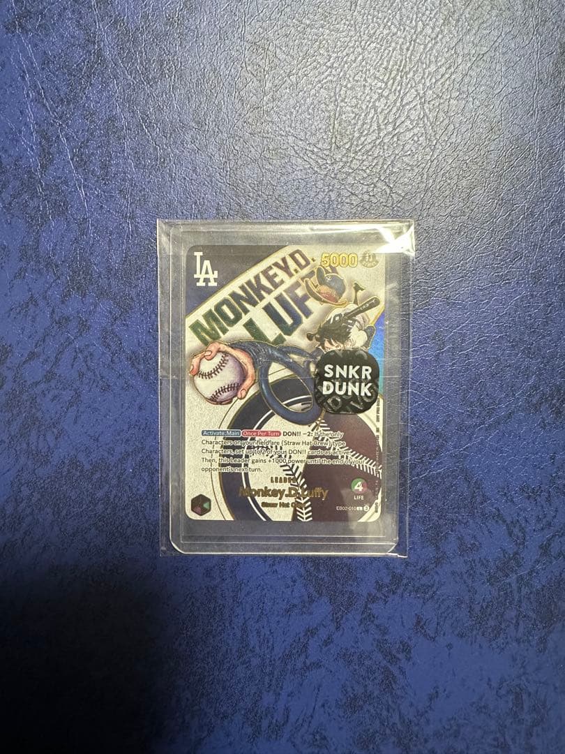 ワンピースカード ドジャース　ルフィ プロモ