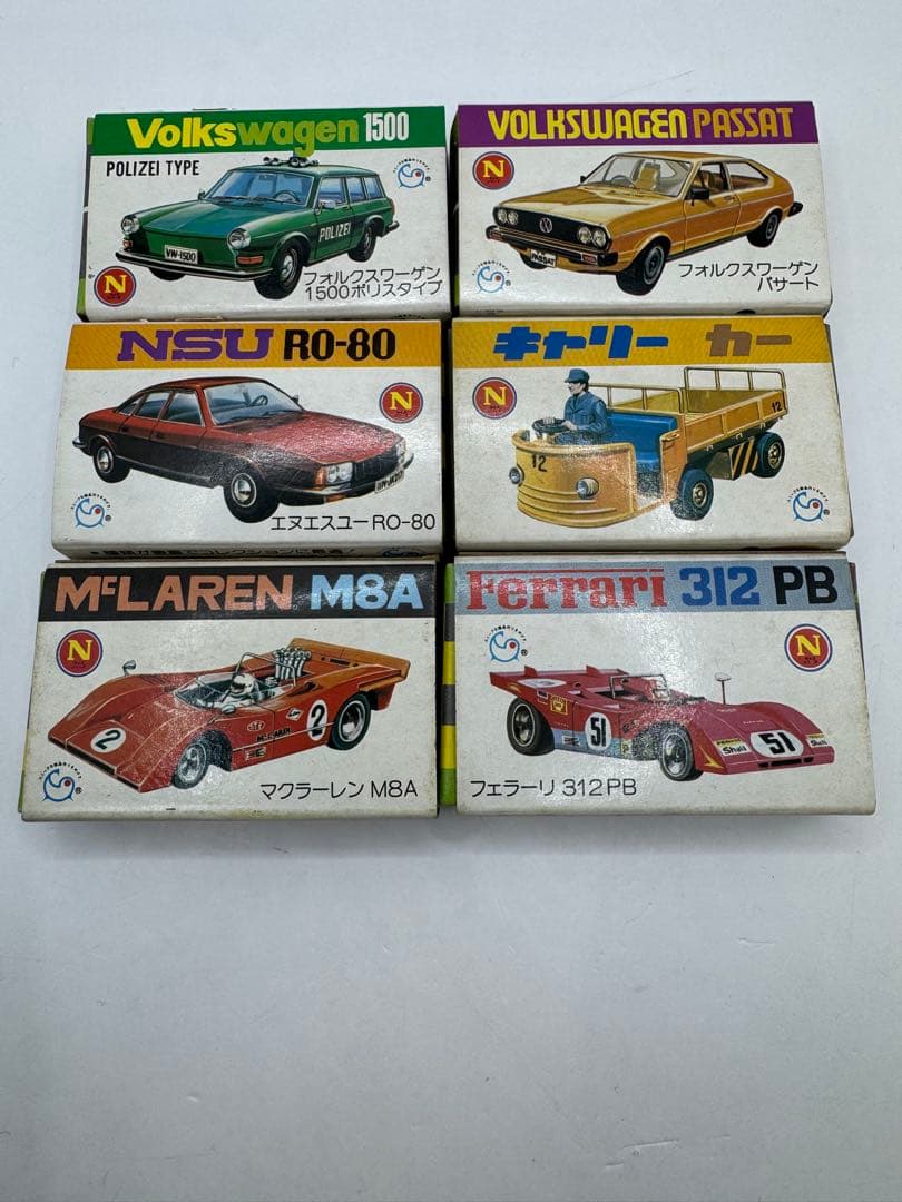 未使用 サニー製 ミニカー プラモデル 箱付 おまけ フェラーリ　マクラーレン