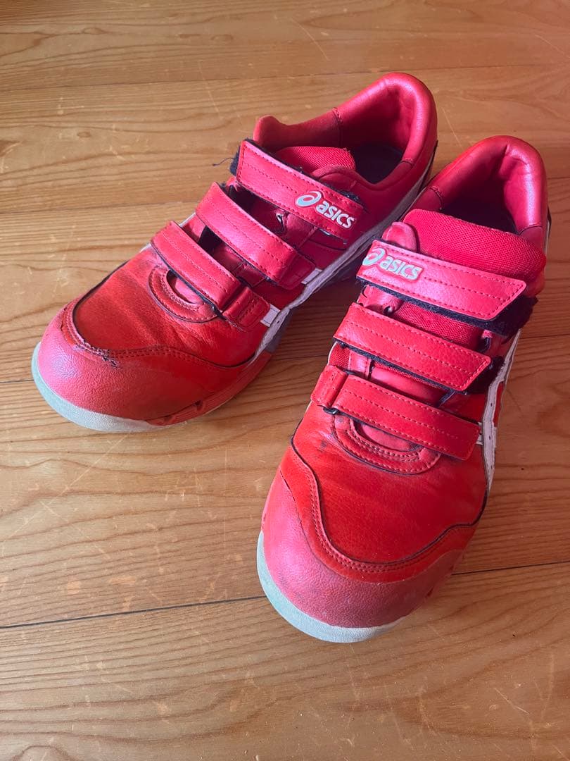 アシックス　ニューバランス　安全靴　赤　28㎝　2足セットで！