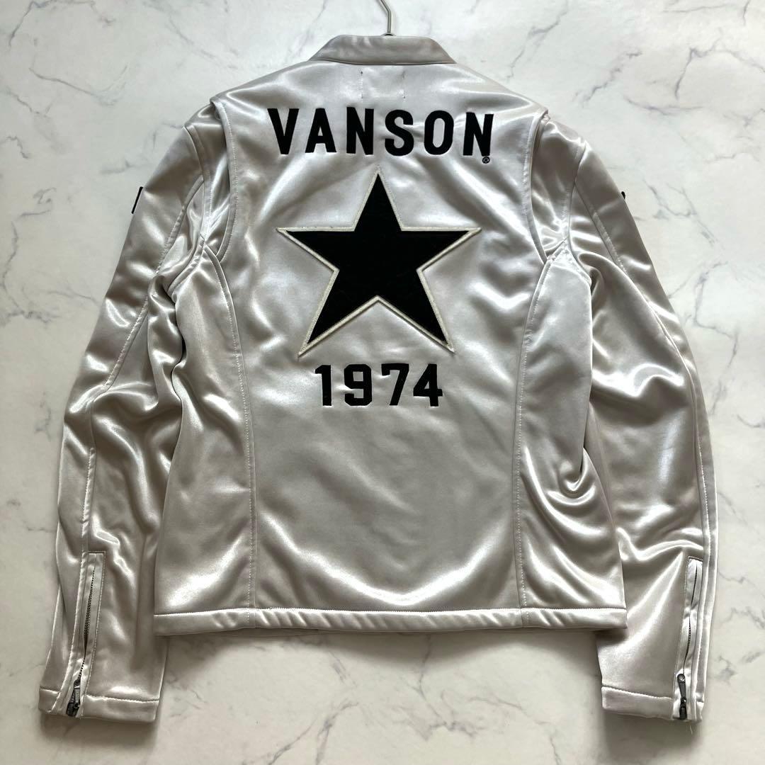 VANSON ライダースジャケット ワンスター 40周年モデル ボンディング L