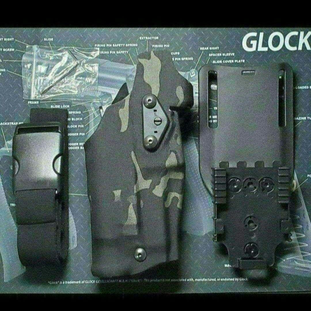 サファリランド　レプリカ　ホルスター　マルチカムブラック　右用