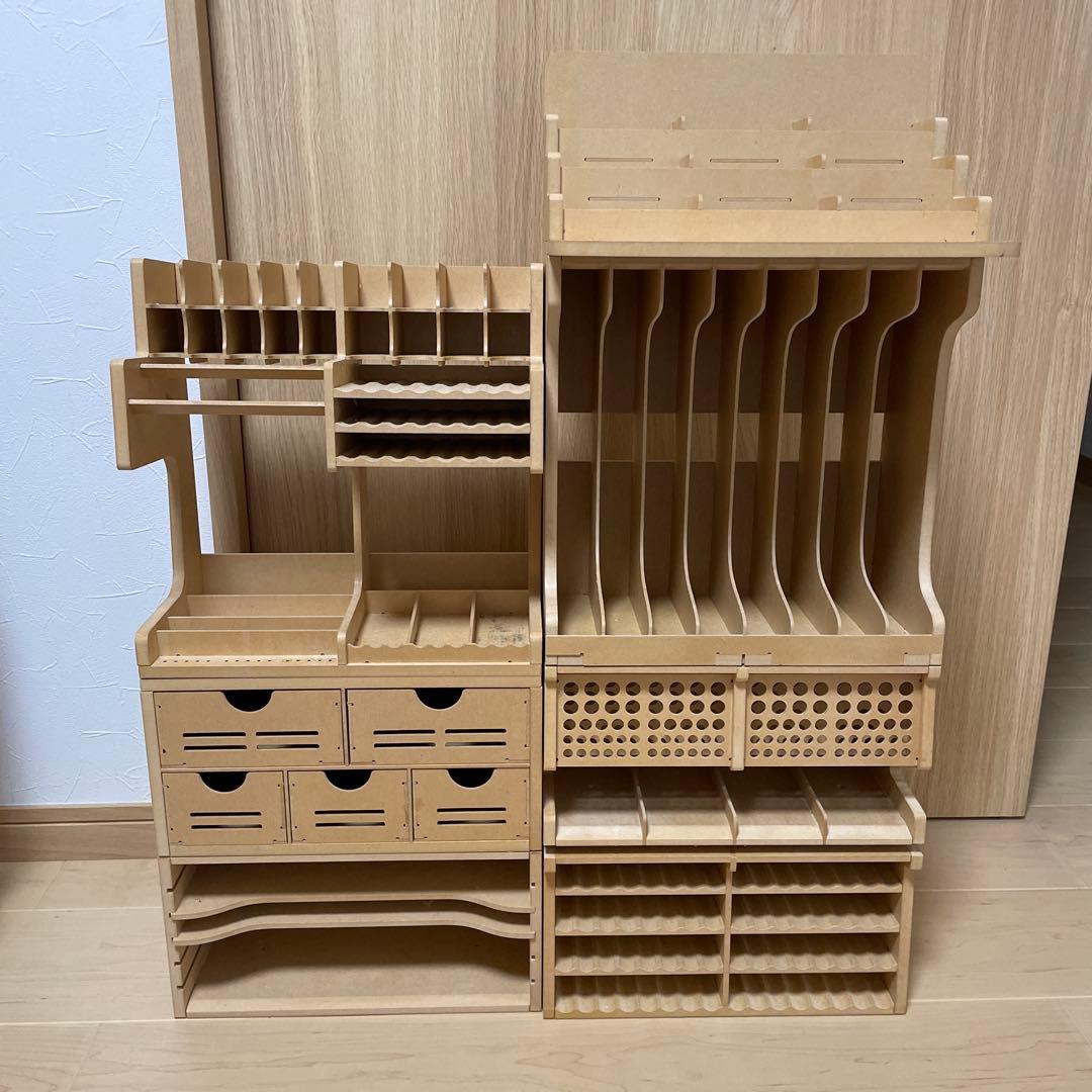 Bucasso 模型用棚 楽天市場】Bucasso 塗料棚 ガンプラ 塗料ラック 水性ホビーカラー 収納