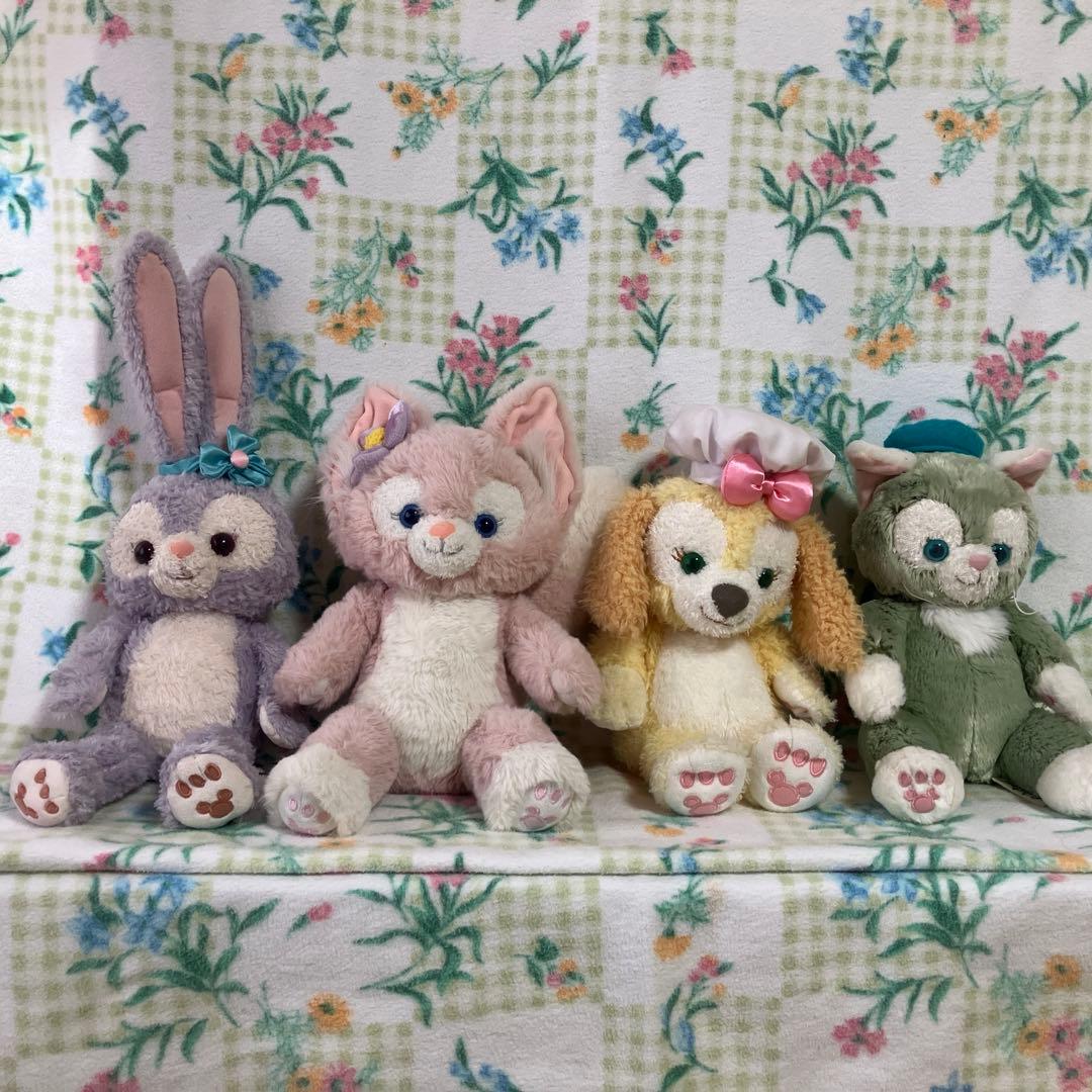 上海ディズニーのリーナベル・ジェラトーニ・ステラ・ルー・クッキーアン　4匹