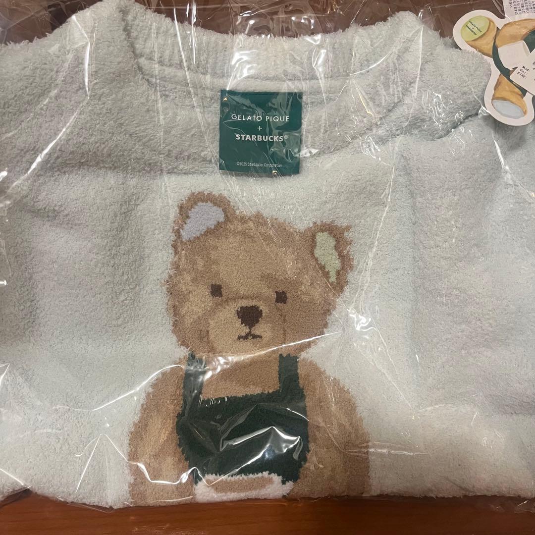 【早い者勝ち】　スターバックス　ジェラピケ　パウダーベアジャガードプルオーバー Amazon.co.jp: [STARBUCKS] スタバ スターバックス コラボ ジェラ ピケ