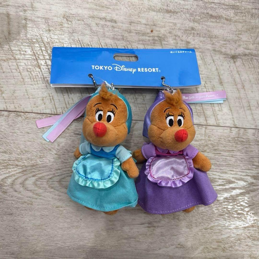 スージー パーラ ぬいぐるみ キーチェーン 2個セット シンデレラ