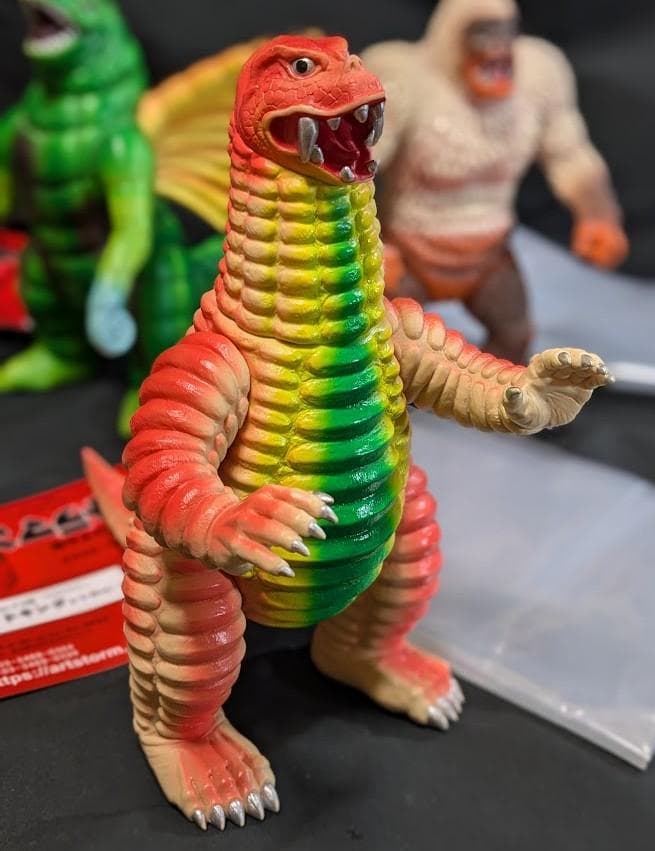 楳図かずお版 ギガス＆ドラコ＆レッドキング（アート・ストーム）3体