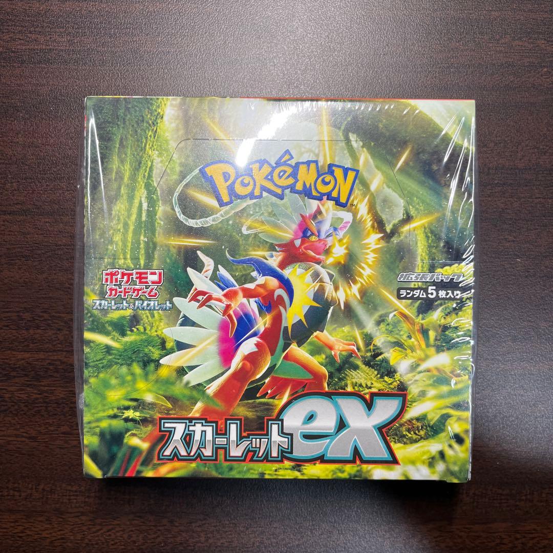 ポケモンカードゲーム スカーレットex 1BOX 新品未開封 シュリンク付き ポケモンカードゲーム 即日配送 新品未開封 スカーレットex BOX