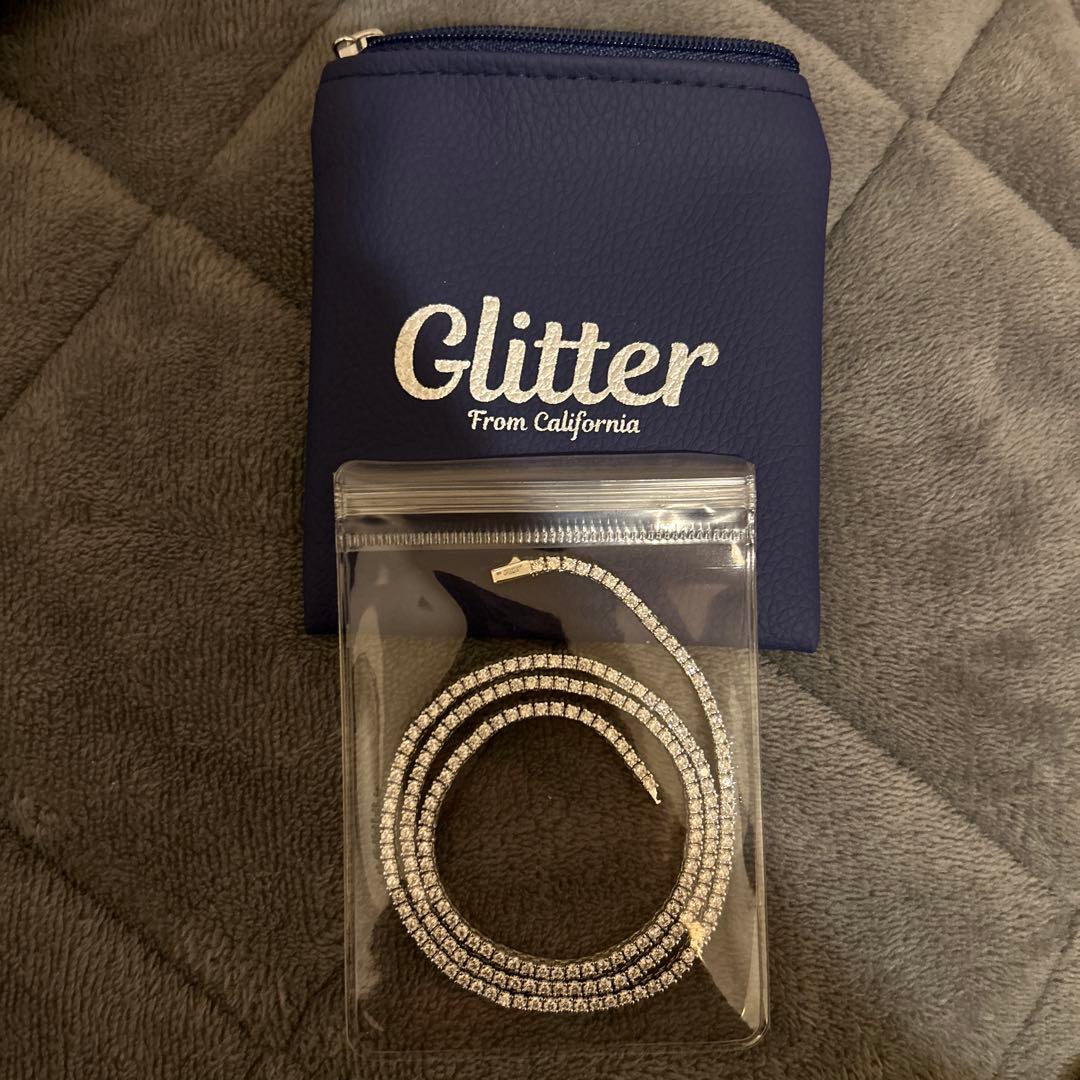 glitterテニスチェーン2mm 50cm