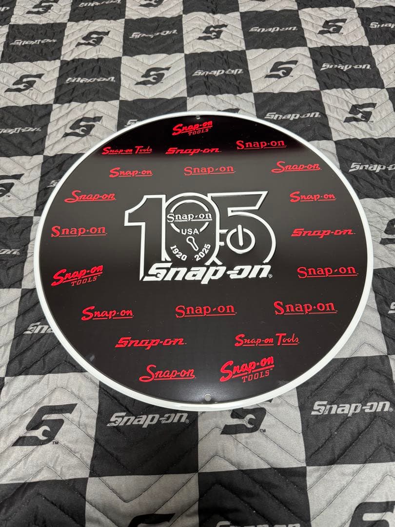 スナップオン　105周年限定 プレート サインボード 看板 Snap-on