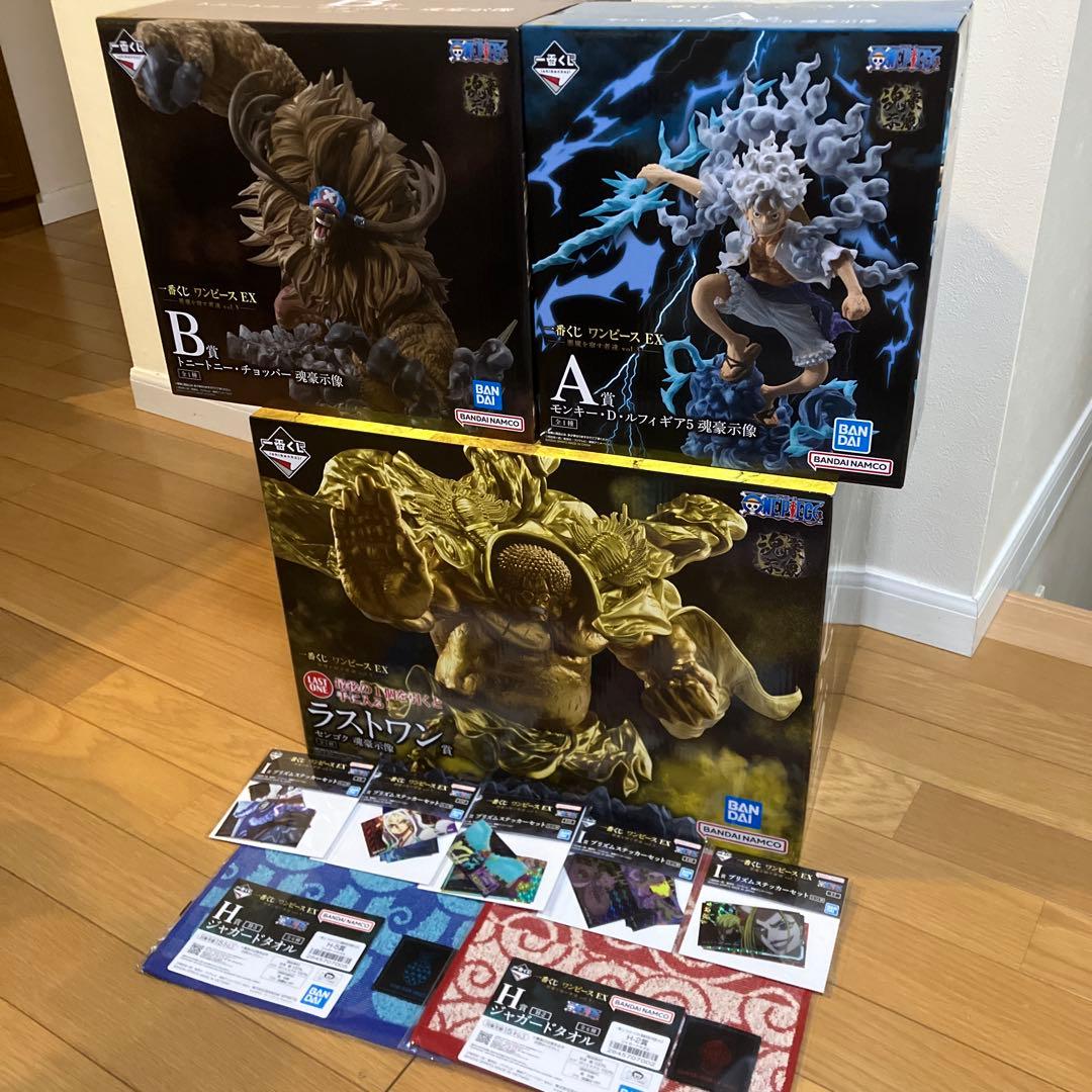 一番くじ ワンピース EX悪魔を宿す者達 A賞B賞ラストワン賞セット