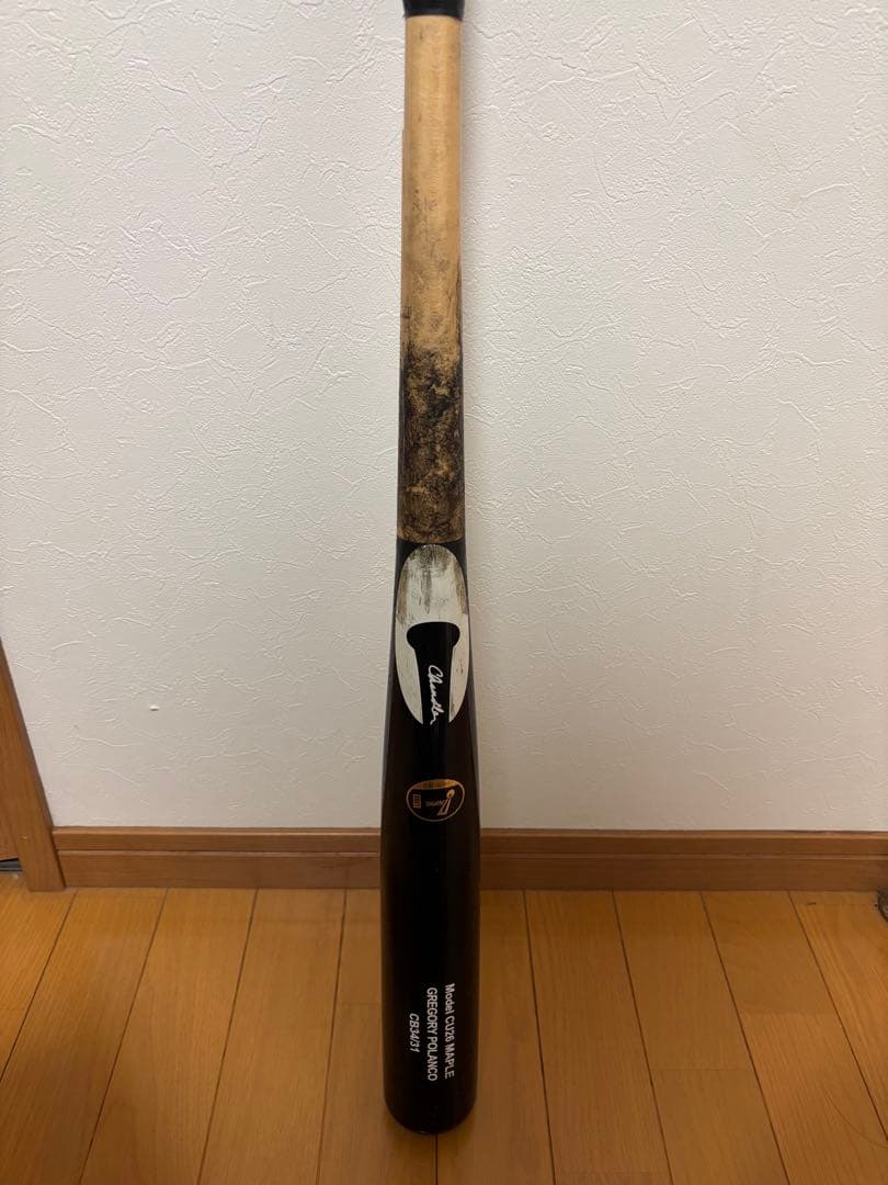 千葉ロッテマリーンズ　ポランコ選手実使用バット ポランコの4号3ランで先制！「逃さずにしっかり打ち返すことができたん