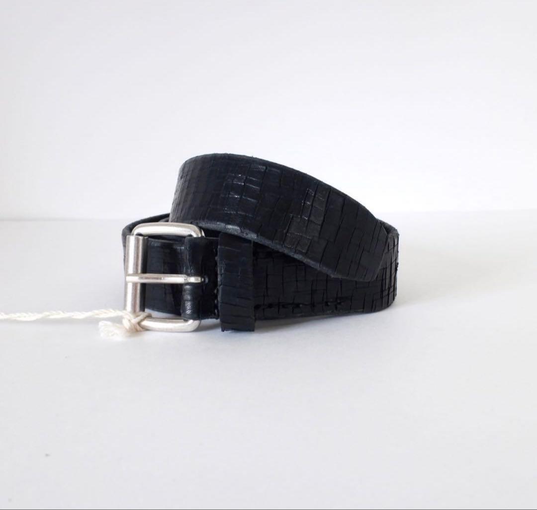 小物 Our Legacy 3CM BELT Laser Crack Leather