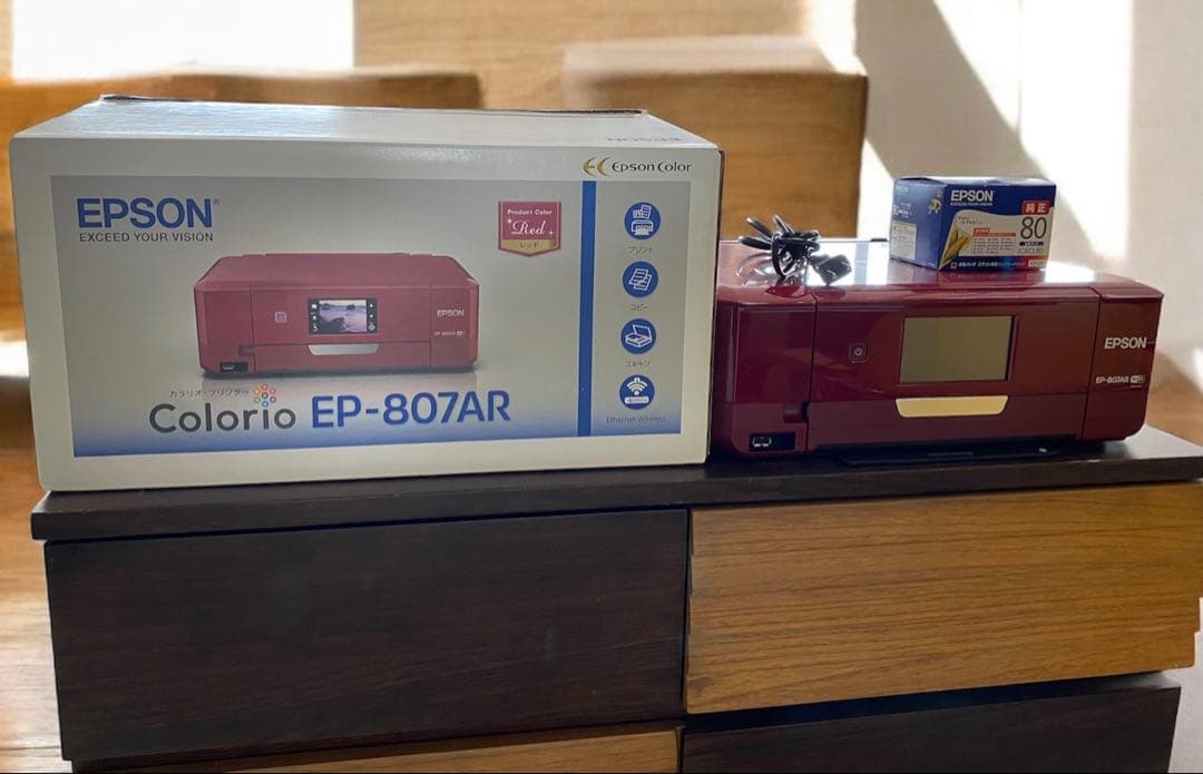 【エプソン】EPSON EP-807AR プリンター　複合機　インク付　ジャンク