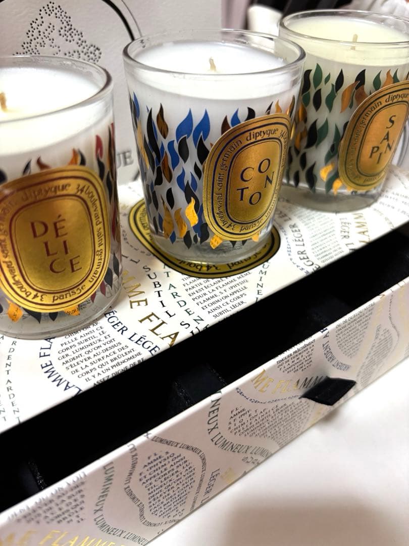 diptyque 限定キャンドル70g×3