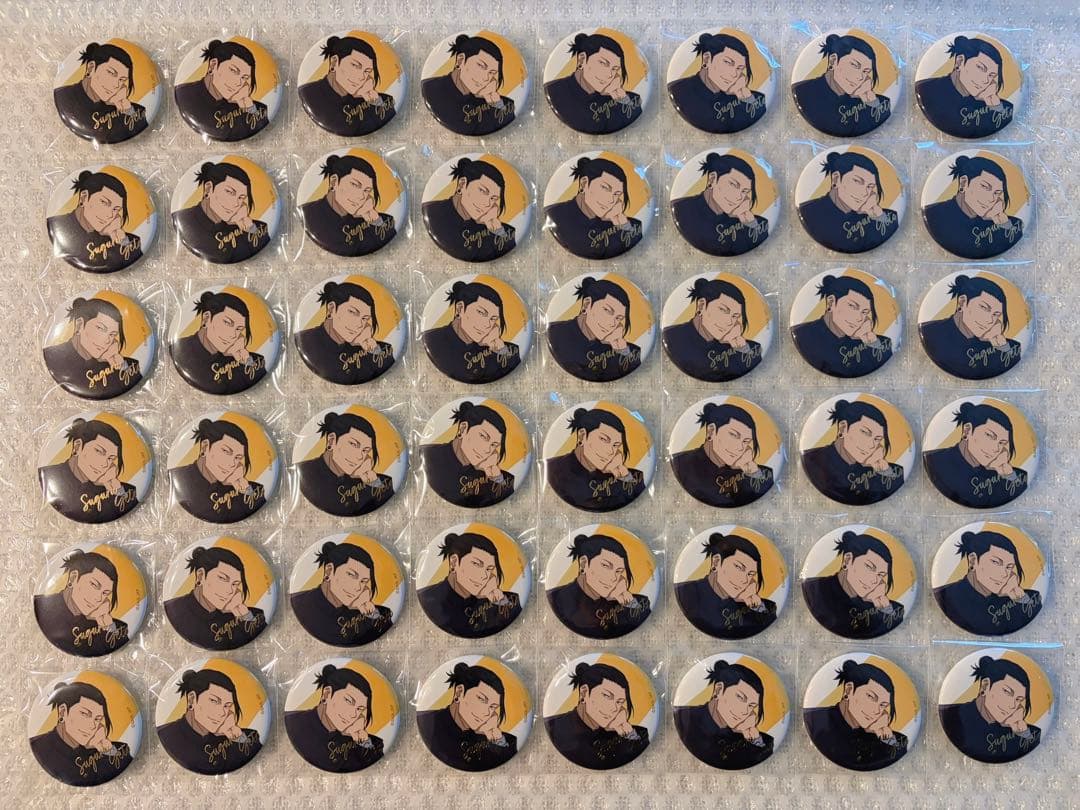 夏油傑　缶バッジ　プラザ　箔押し　48個 呪術廻戦』バースデイ缶バッジ 夏油傑 BF1: アクセサリー類|集英社