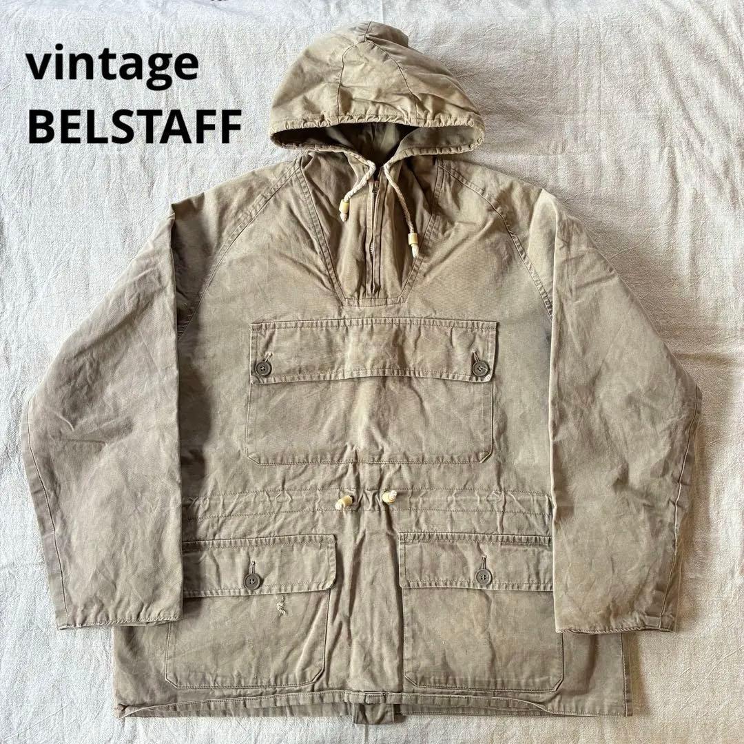 60s BELSTAFF ベルスタッフ コットンアノラックパーカー 珍品 レア