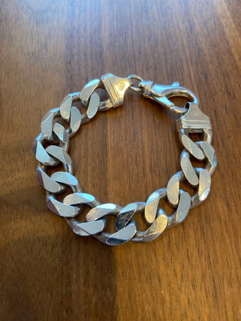 イタリアンシルバー　925 喜平チェーン　ブレスレット