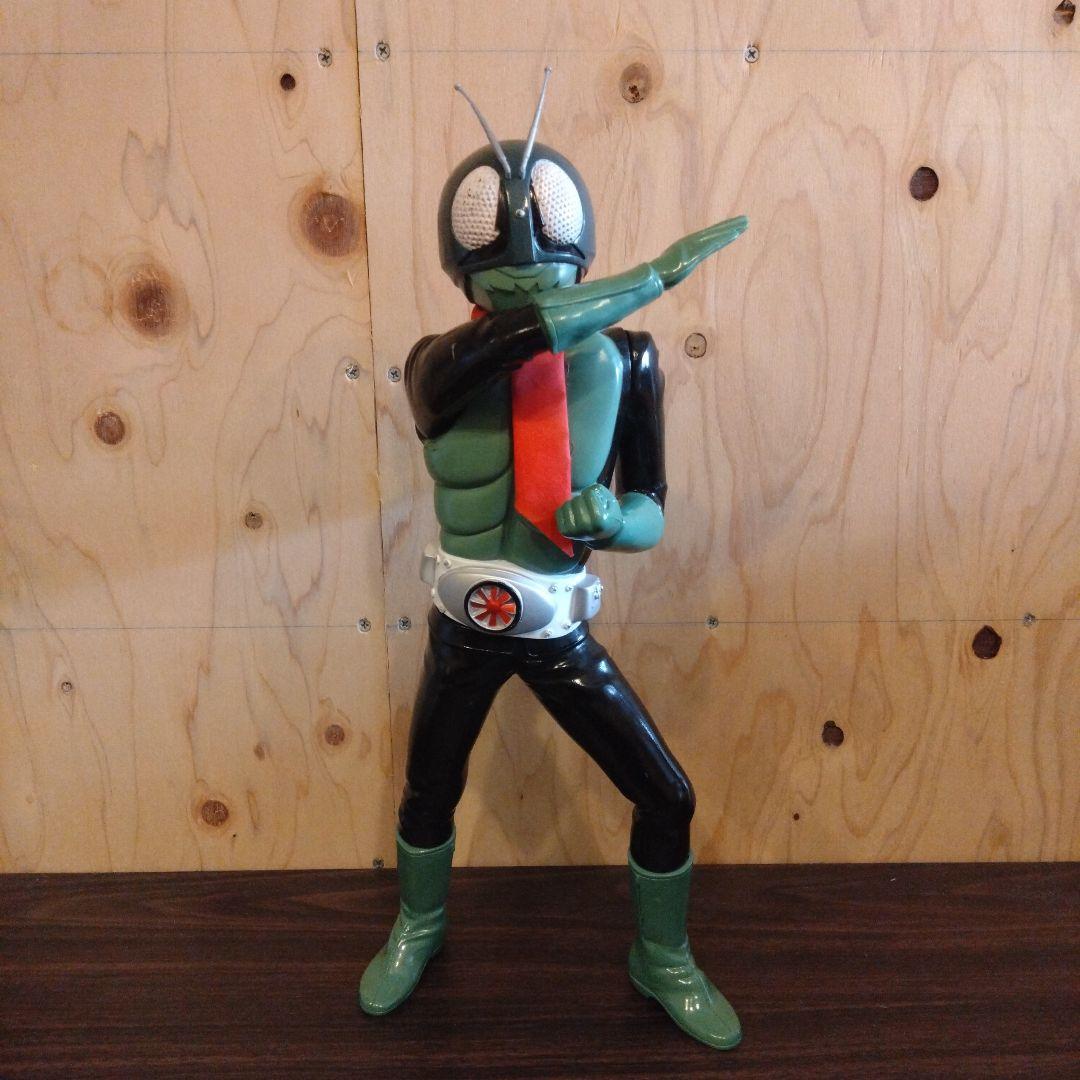 激レア 京本コレクション1 仮面ライダー旧1号 大型ソフビ - メルカリ