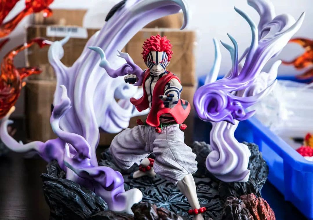 鬼滅の刃 炎柱 煉獄杏寿郎 上弦の参 猗窩座 フィギュア ガレージキット