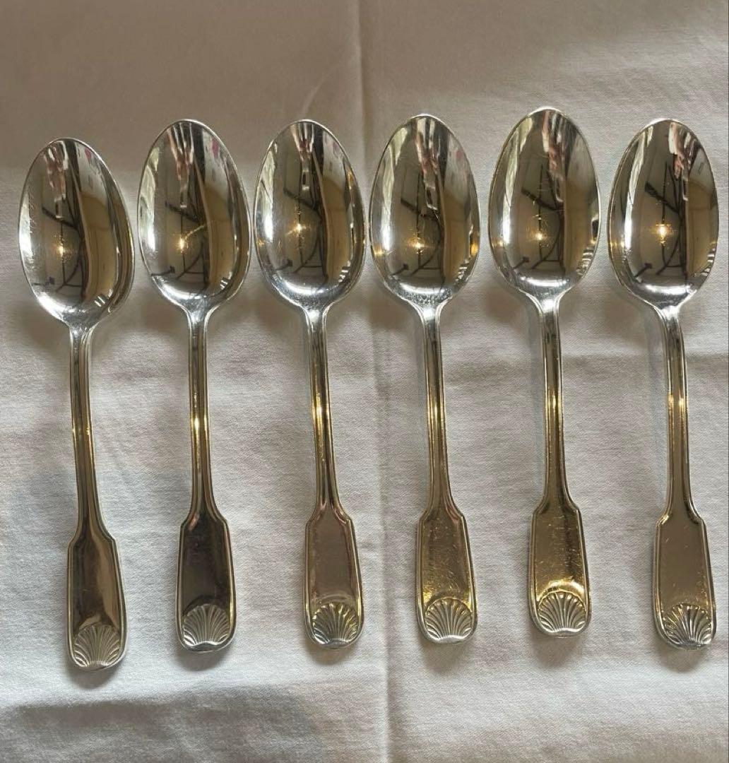 【シルバー刻印あり】スプーン6本セット