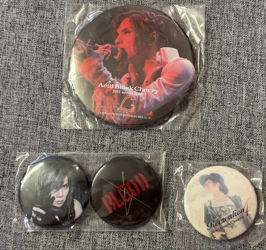 Acid Black Cherry 缶バッジ インキュバスくんストラップセット - メルカリ