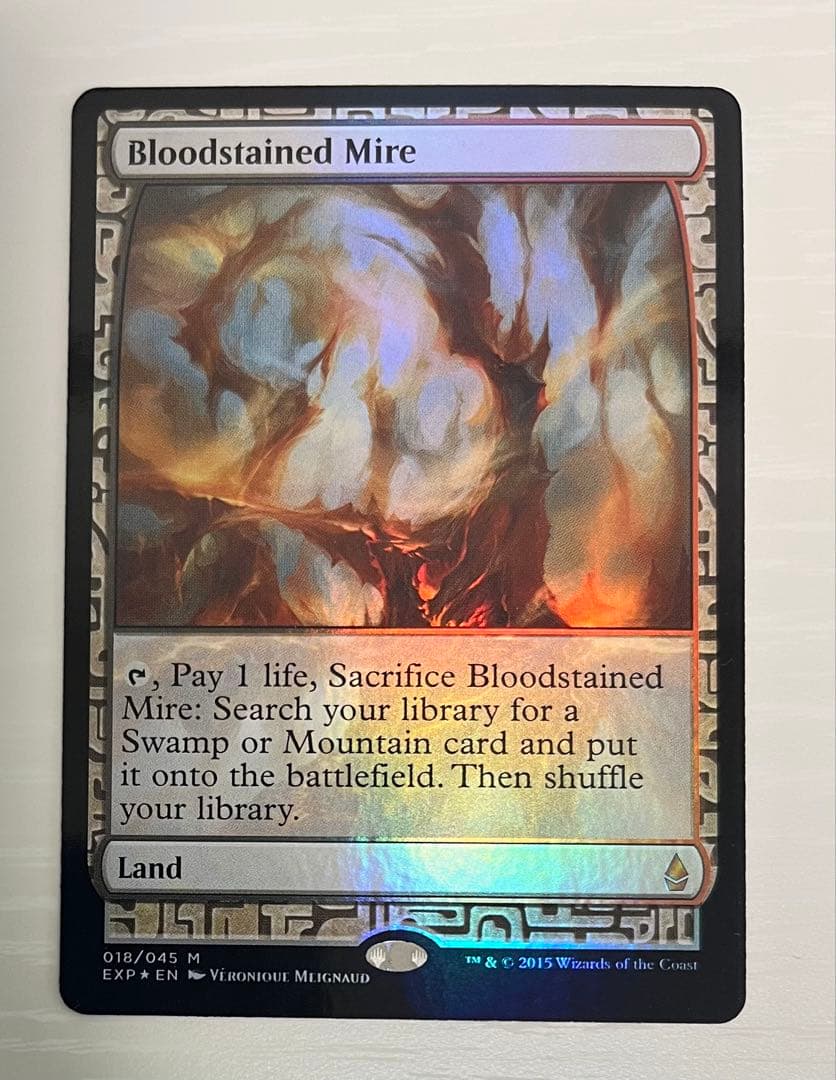 MTG 血染めのぬかるみ EXP 美品 foil Foil】《血染めのぬかるみ/Bloodstained Mire》[EXP] 土地R | 日本最大