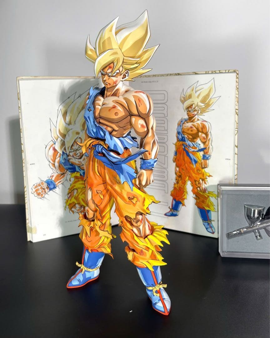 ドラゴンボールZ 伝説の超サイヤ人 孫悟空 二次元リペイント フィギュア