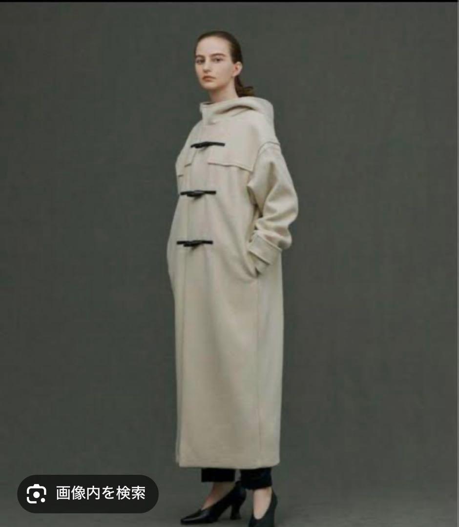 Uncrave 白ダッフルコート(クリーニング済み)