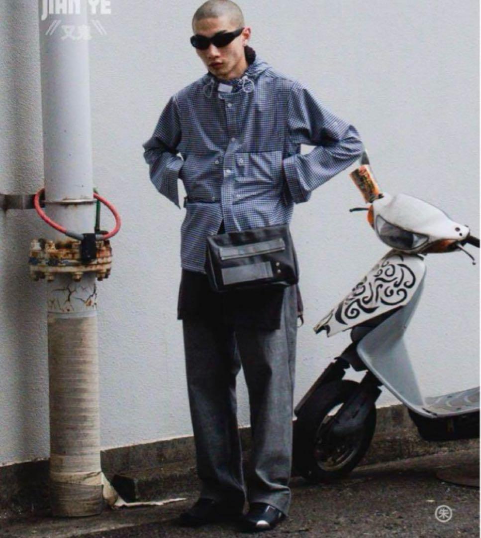 トップス JIAN YE 23AW GOOD LUCK SHIRT (Check)