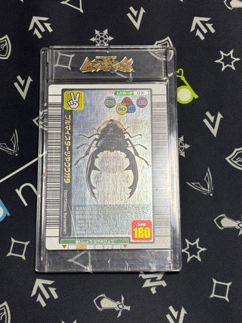 ムシキング　公式硬質ケース付き　ブルマイスターツヤクワガタ　2004夏