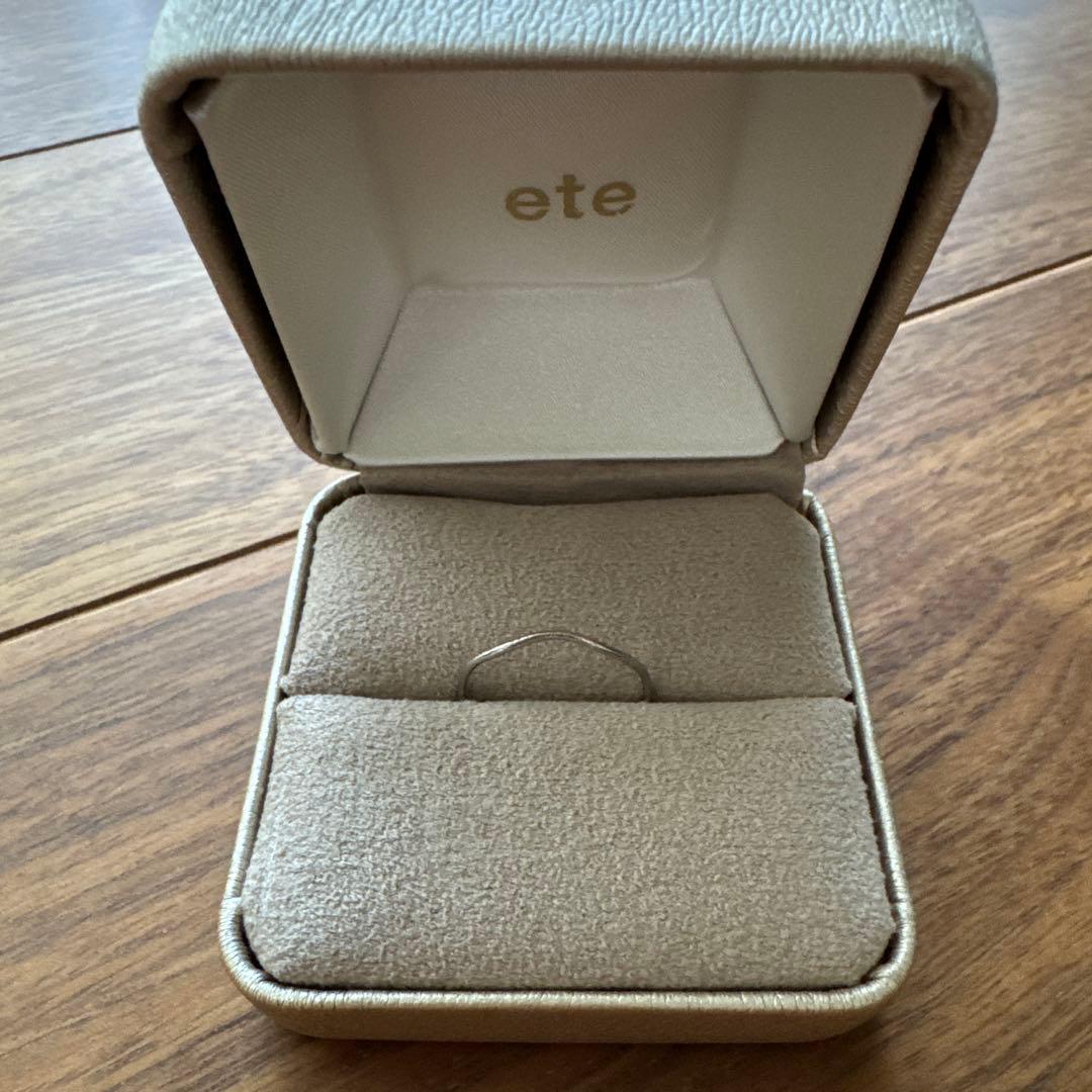 ete PT900 プラチナリング スレンダー 13号