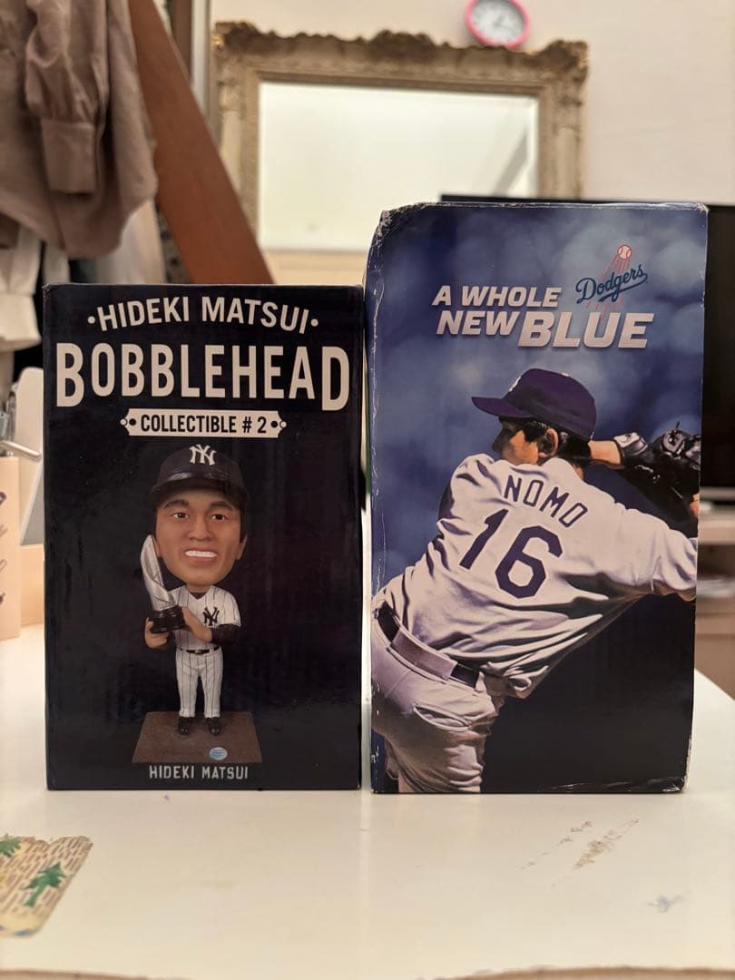 野茂英雄 松井秀喜 ボブルヘッド セット