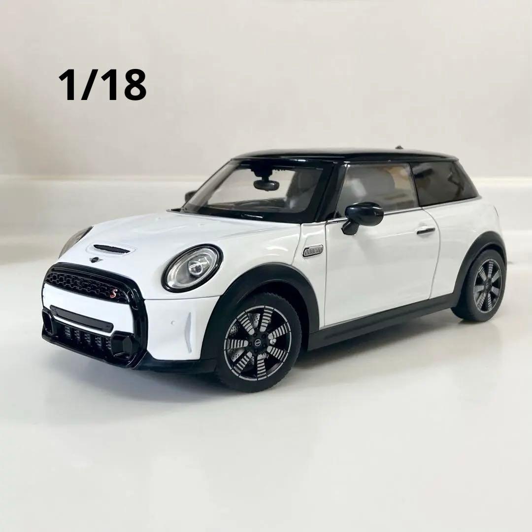Mini Cooper S 1/18 ミニカー ホワイト/ブラック ミニクーパー Mini Cooper S 1/18 ミニカー ホワイト/ブラック ミニクーパー BMW