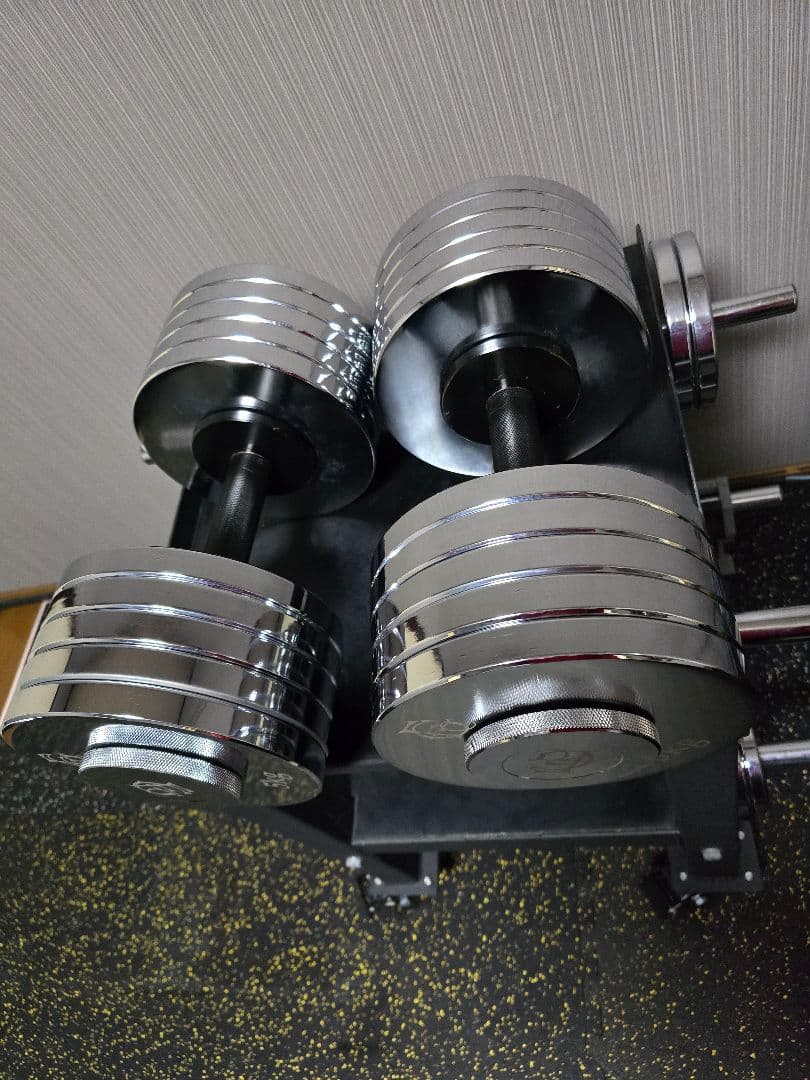 GFCダンベルセット ロングスクリュー MAX 61Kg