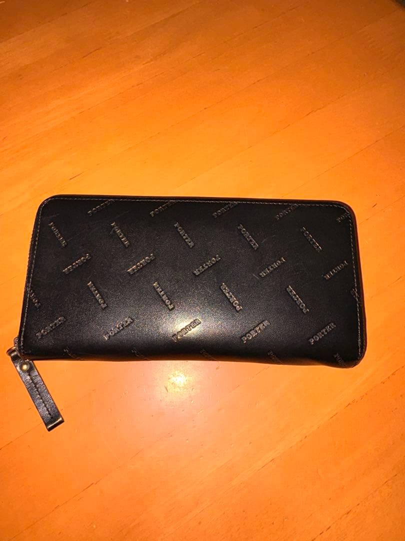 PORTER ポーター エンチェイス ウォレット 長財布 ブラック 付属品完備